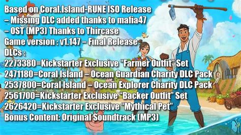 [REQUEST] Coral Island v1.147 .